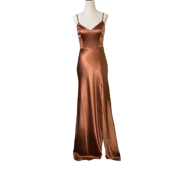 Birdy Grey Jay Dress
Shiny Satin Rust - Picture 9 of 15